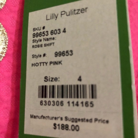 NWT Lilly Pulitzer Rosie Shift - Picture 4 of 4